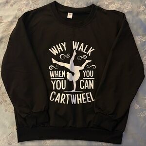 Girls Gymnastics Sweatshirt